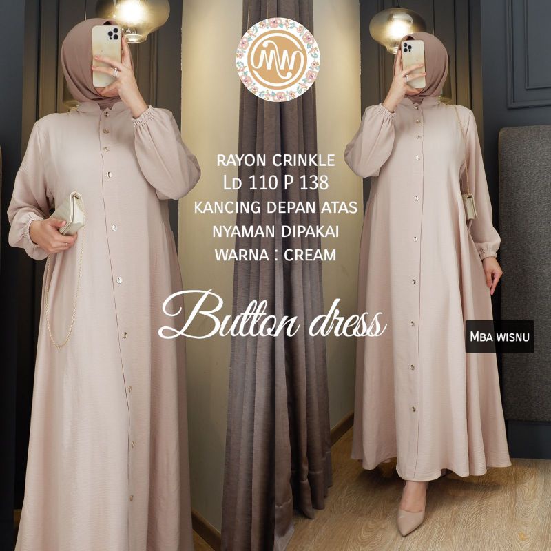 BUTTON DRESS BY MW 23522