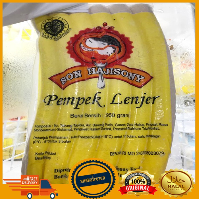 

Pempek Lenjer Son Haji Sony Lampung Asli enak murah berkwalitas