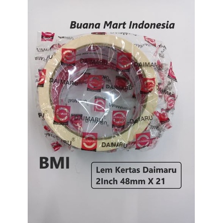 

Lem Kertas Daimaru 2" inch 48mm x 21m | Isolasi | Masking tape