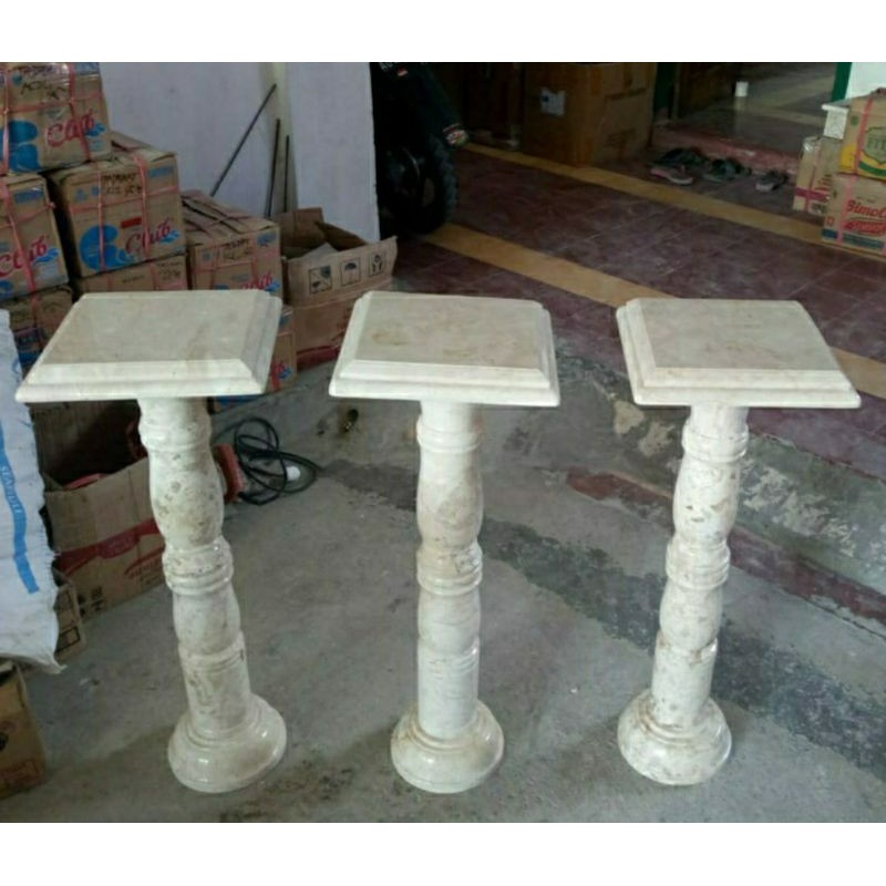 Meja Telepon Batu Marmer