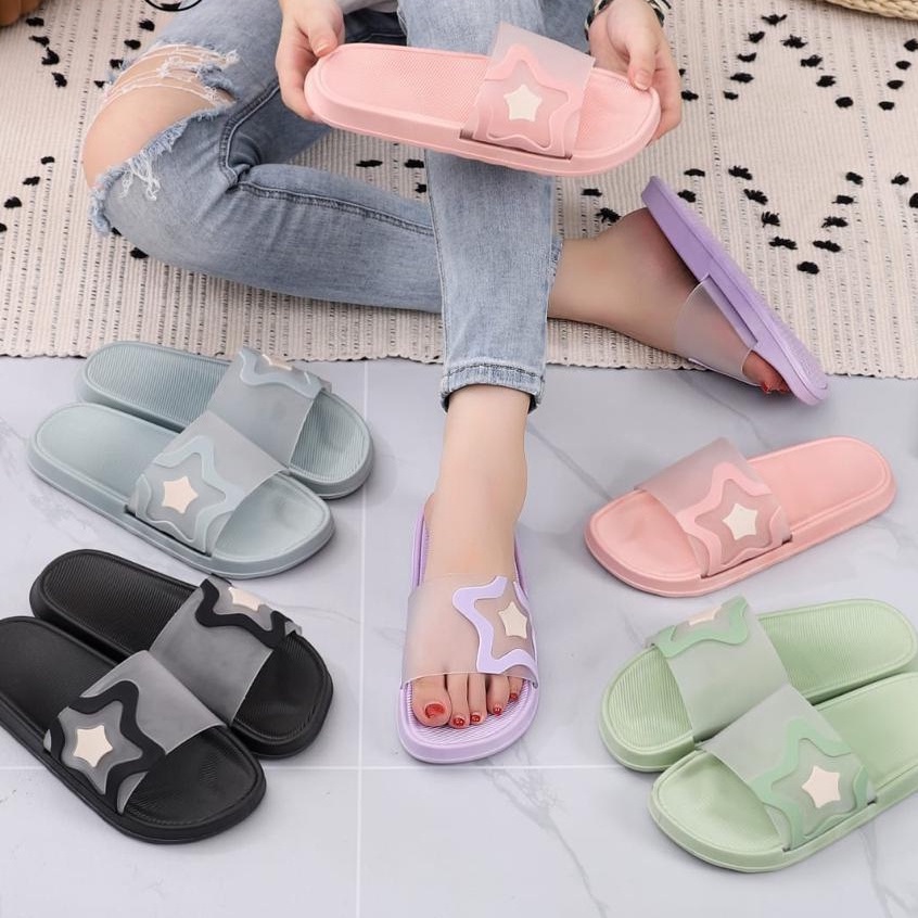 Sandal Jelly Selop Import Willona STAR v202 - 3