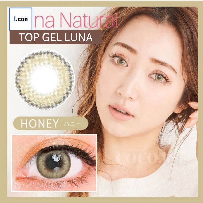 SOFTLENS TOPGEL LUNA NATURAL by EOS  NORMAL MINUS 0.00 s.d -10.00 Softlen Minus Tinggi Made in Korea Original