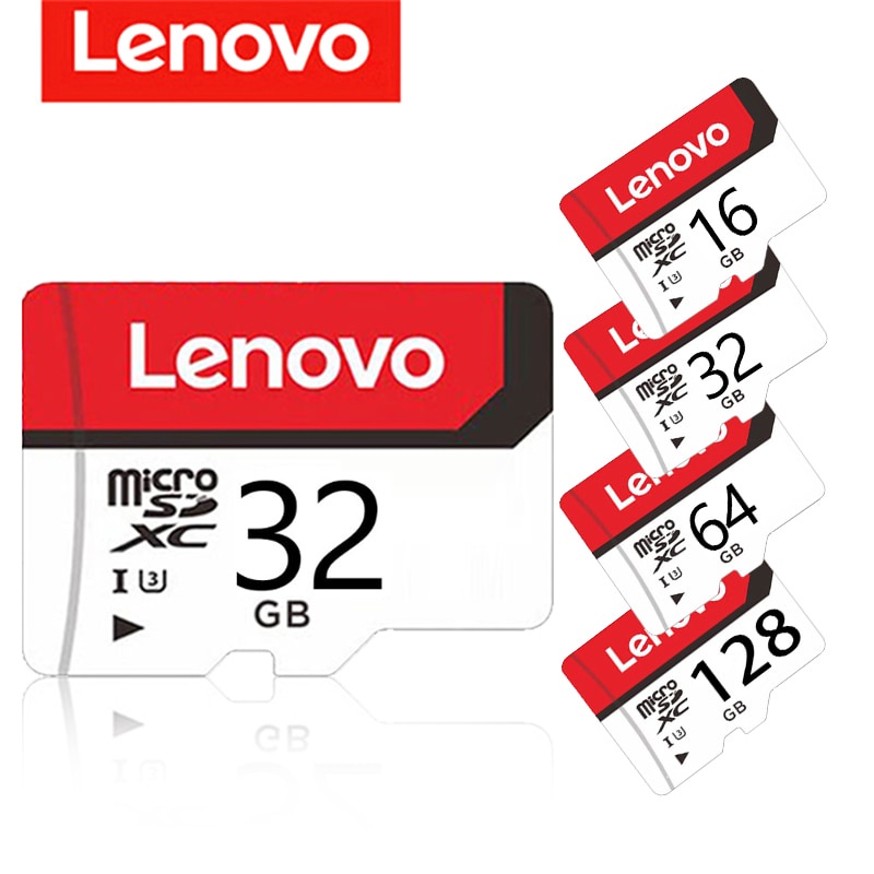 Lenovo Kartu Memori Micro SD TF Flash Mini Kecepatan Tinggi 512GB