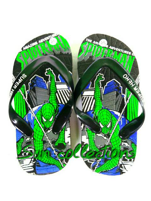 Sandal Jepit anak Adventure spiderman (1)Kg 15 pasang