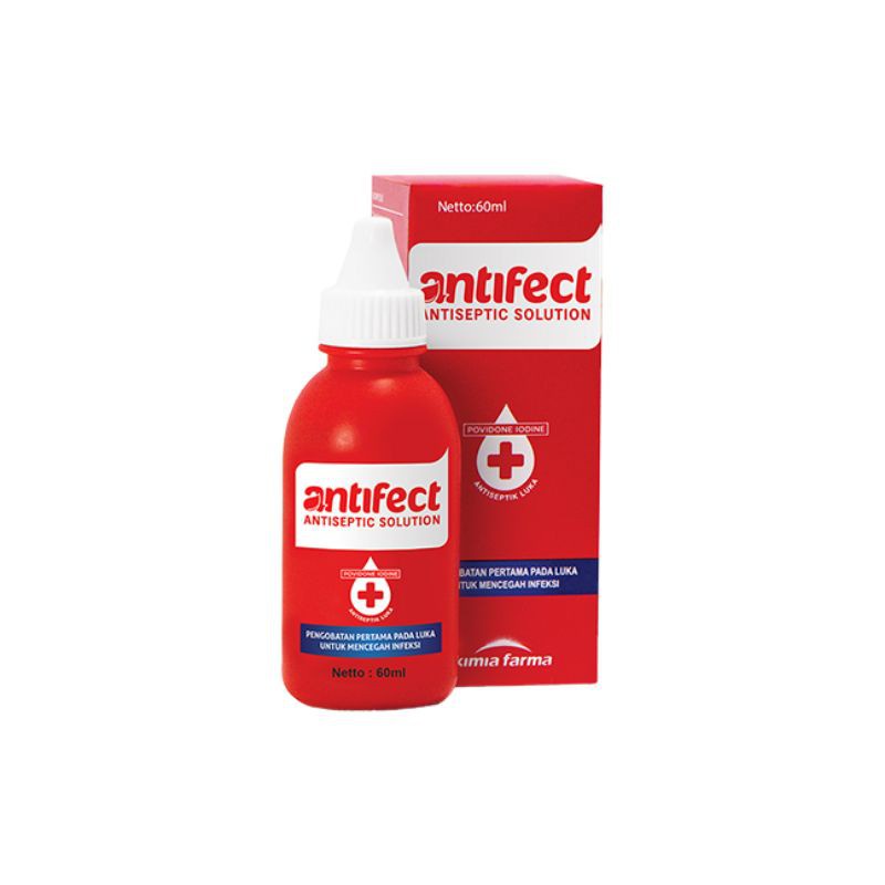 ANTIFECT ~ Antiseptik Luka [ obat merah ] 60 ml