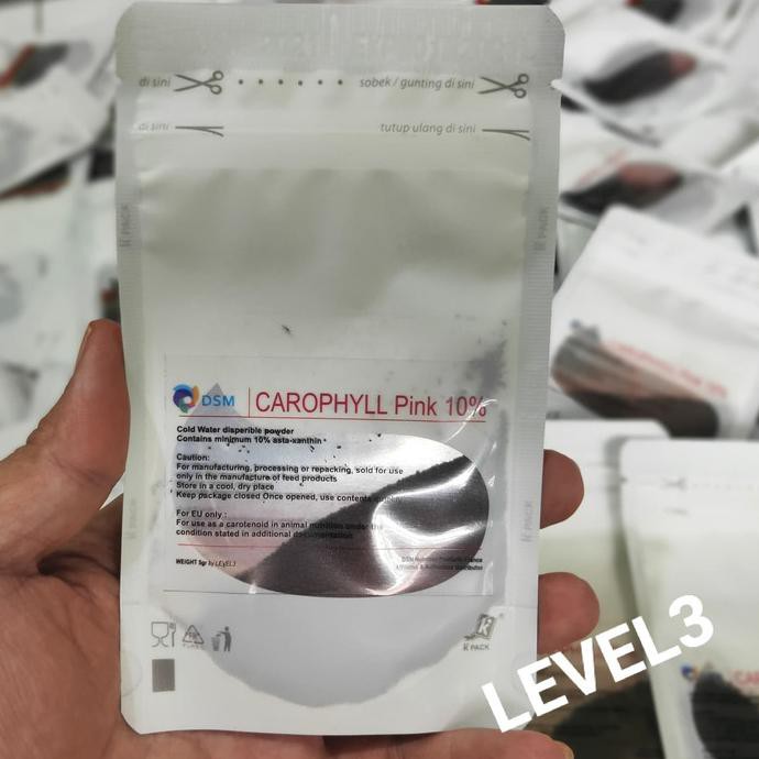 JUAL CAROPHYLL PINK DSM FRANCE ASTAXANTHIN 10% JAMINAN ORIGINAL 100% 5GR