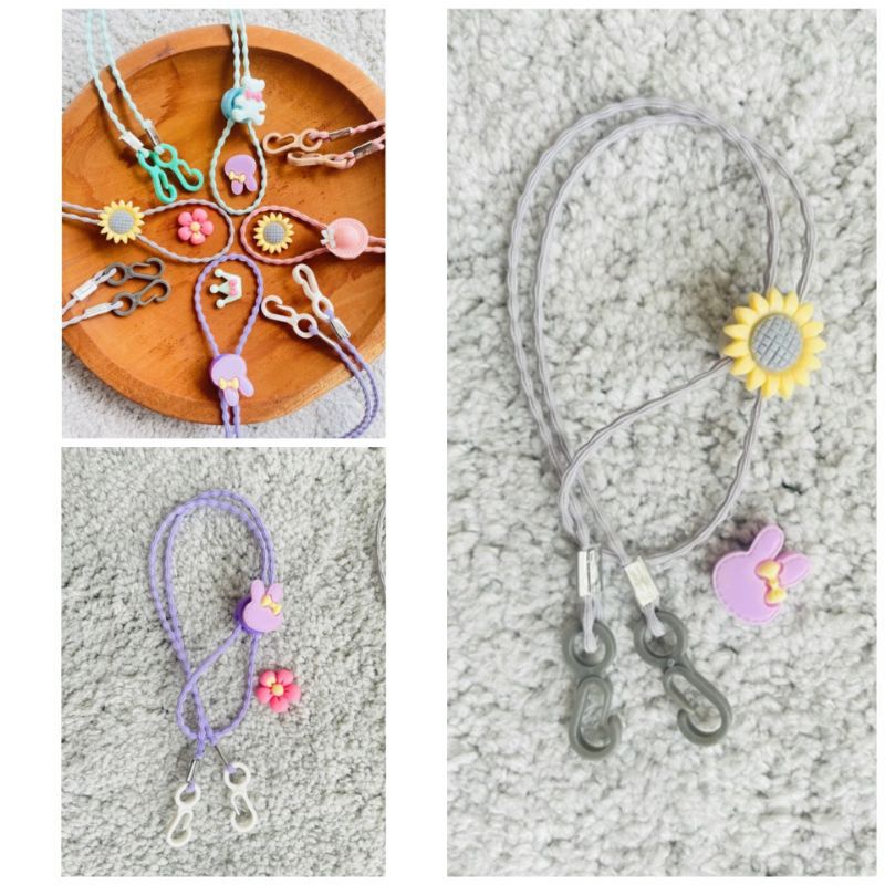 strap masker 2in1 konektor dan kalung masker hijab
