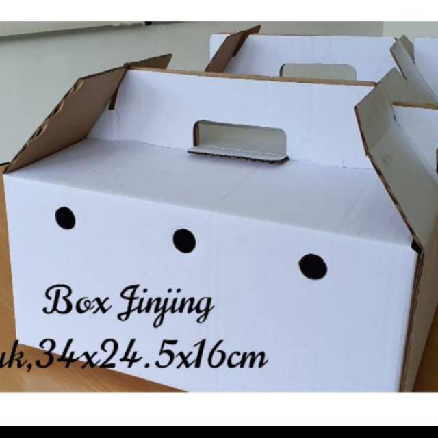 

Box jinjing putih ukuran 34*24.5*16