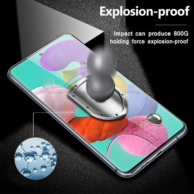 Paket Tempered Glass Layar Clear Dan Tempered Glass Camera Lens Samsung A51 2020