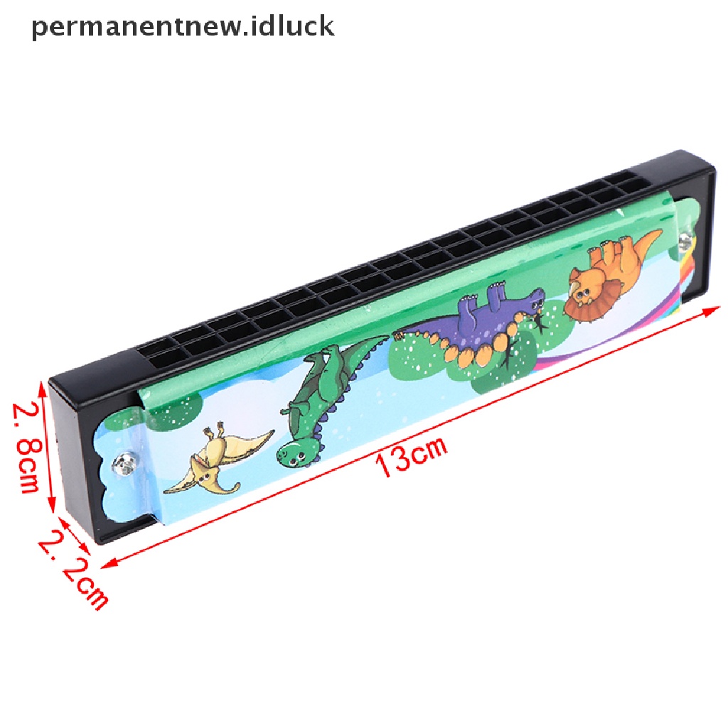 Mainan Harmonika 16 Lubang Motif Kartun Untuk Edukasi Anak