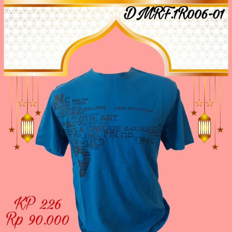 Damor DMRF.1R006-01 / Kaos Atasan Damor / Kaos Cowok Dewasa Damor