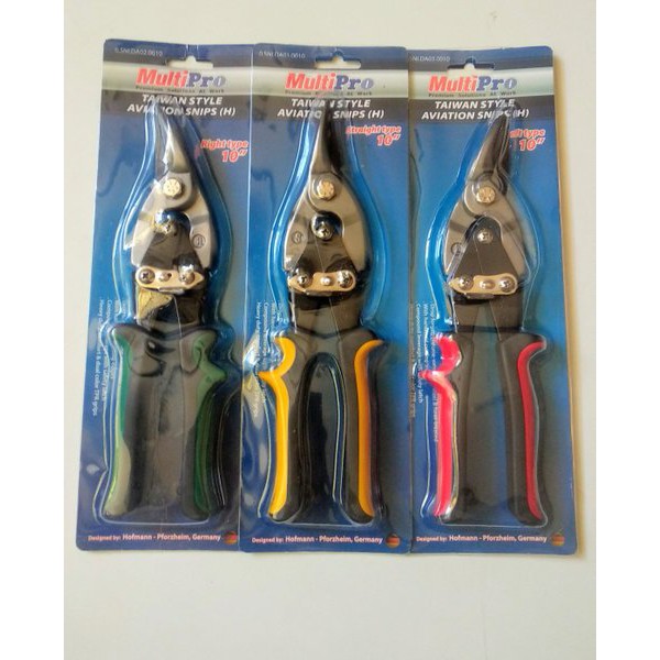 Ready  Gunting baja ringan holo hollow set 3pc Lurus-bengkok kiri-kanan