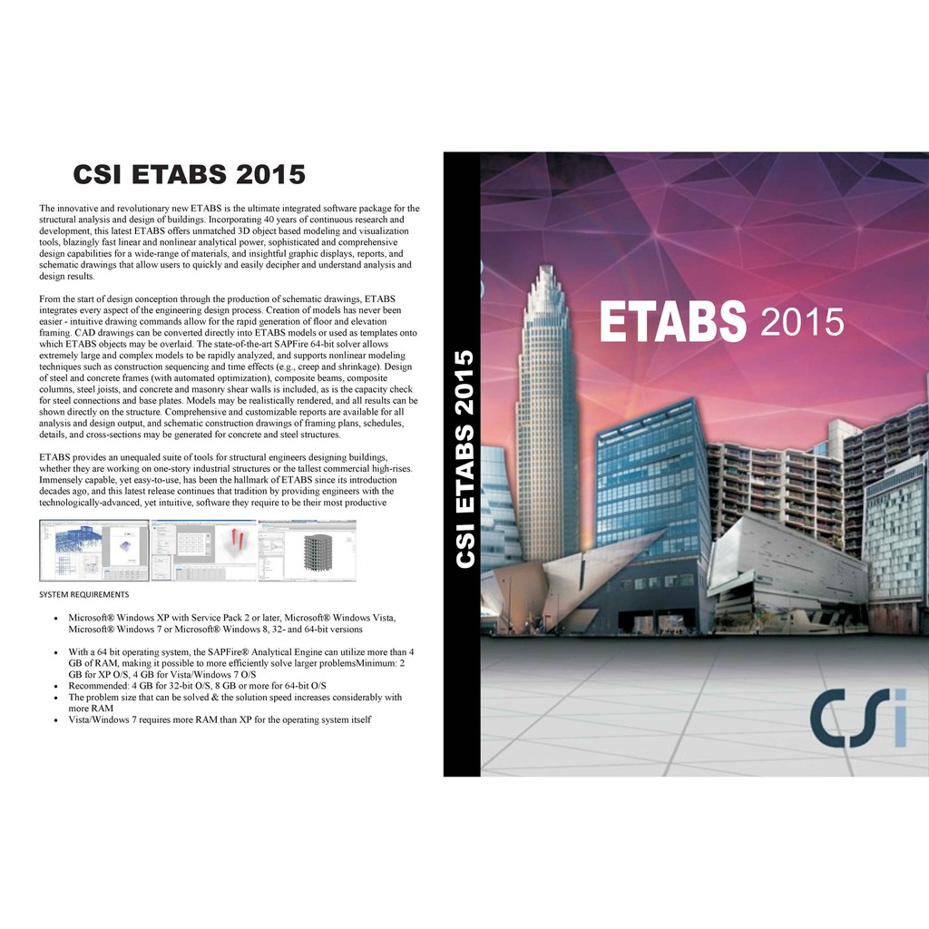 CSI ETABS 2015