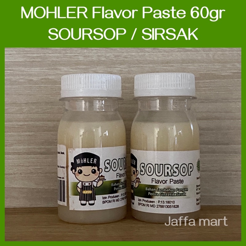 Pasta Perisa Pewarna MOHLER 60gr - SIRSAK / SOURSOP