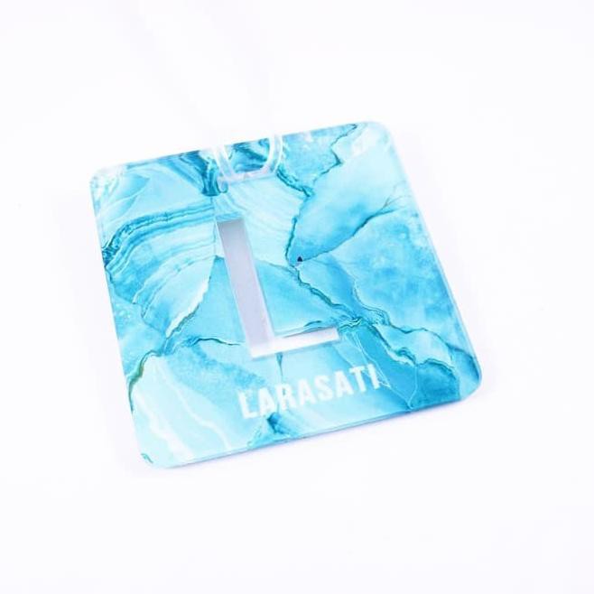 

Û Diskon Besar >>>> Square Bag Tag Custom | Marble | BSMR 01 - 08