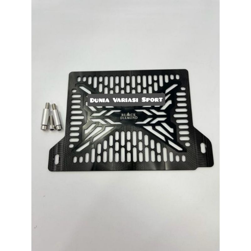 Tutup Cover Radiator Black Diamond Original Aerox/Nmax/Lexi/Freego/Xeon/Soul Gt/Xride Dll