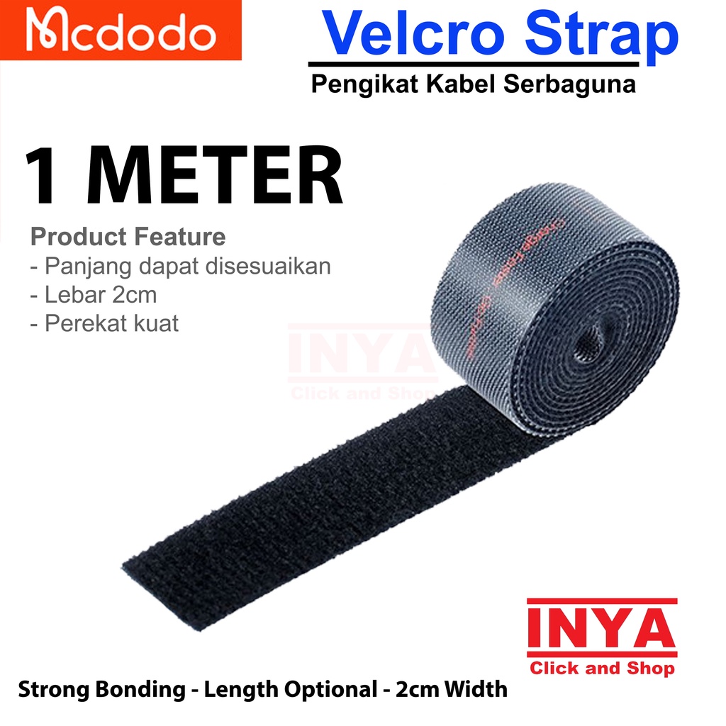 VELCRO STRAP MCDODO VS-0960 1m - Cable Organizer - Pengikat Kabel Serbaguna