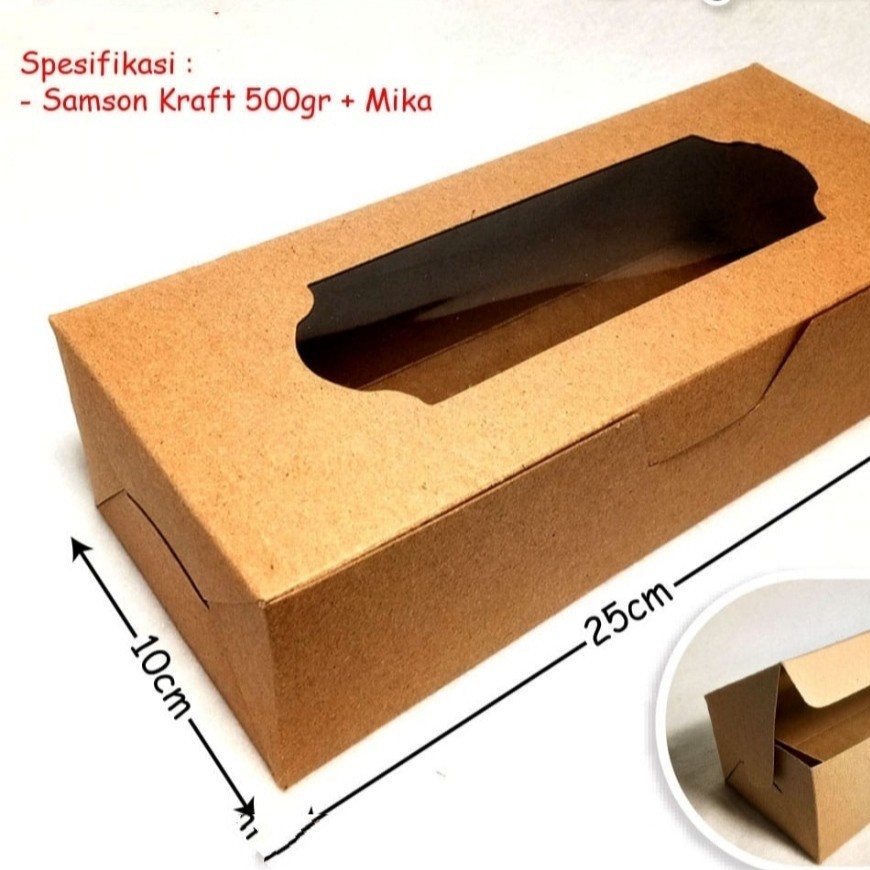 

Box Kraft Maison-2 (25*10*7cm) - 10pcs