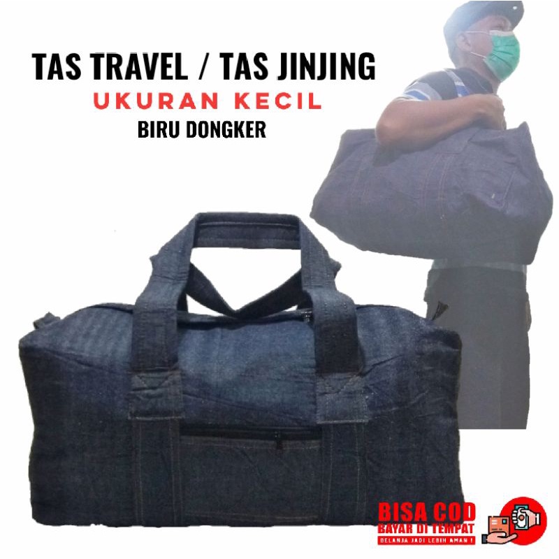 Tas Travel Jinjing Barang Pria Wanita Remaja Outdoor Pulang Kampung Kerja Proyek Duffel Bag Cowok Ce