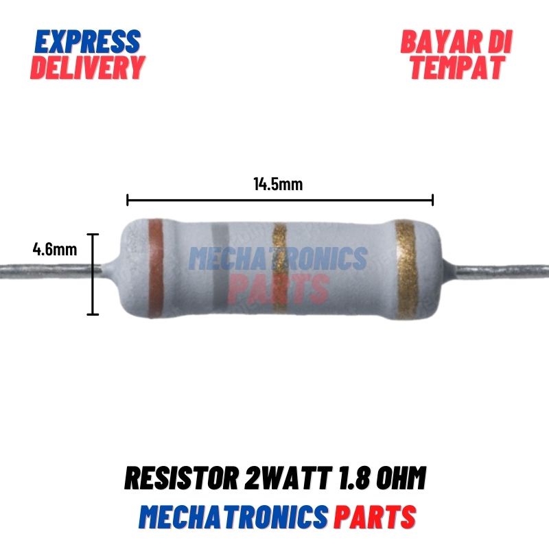 [PAS-9259] RESISTOR 2WATT 1.8OHM