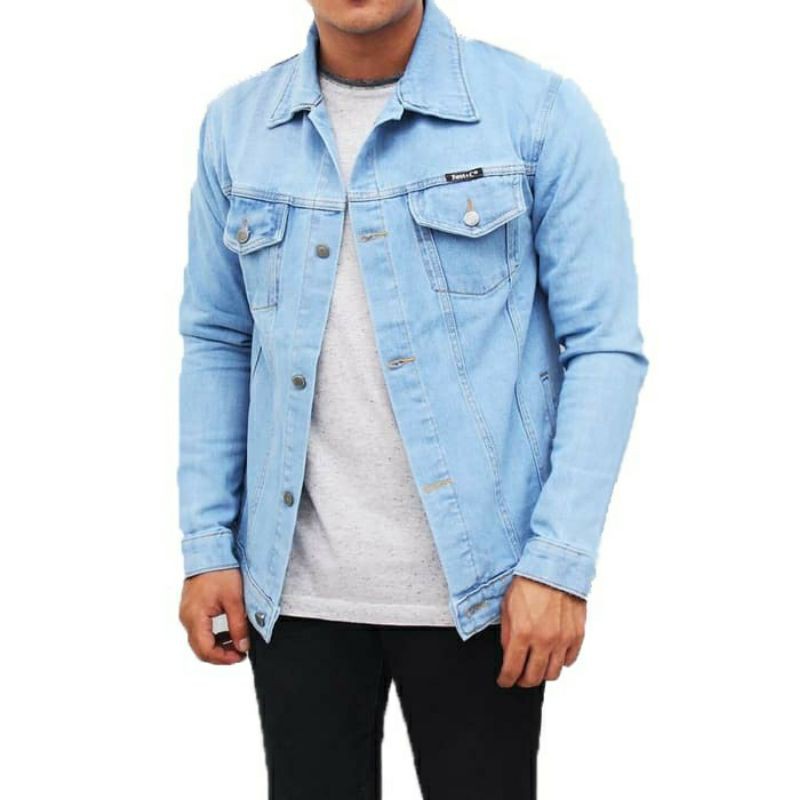 TURUN HARGA ! Jaket Dilan Biowash 1991 - Jaket Jeans Cowok - Jaket Denim Pria - Jaket Jeans Pria