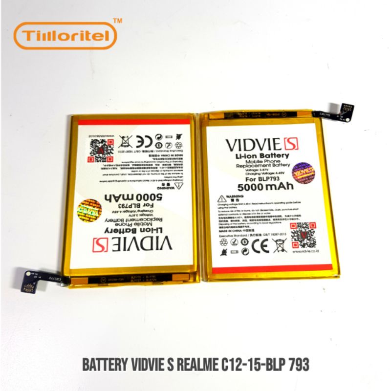 BATTERY VIDVIE S REALME C12-15 BLP 793