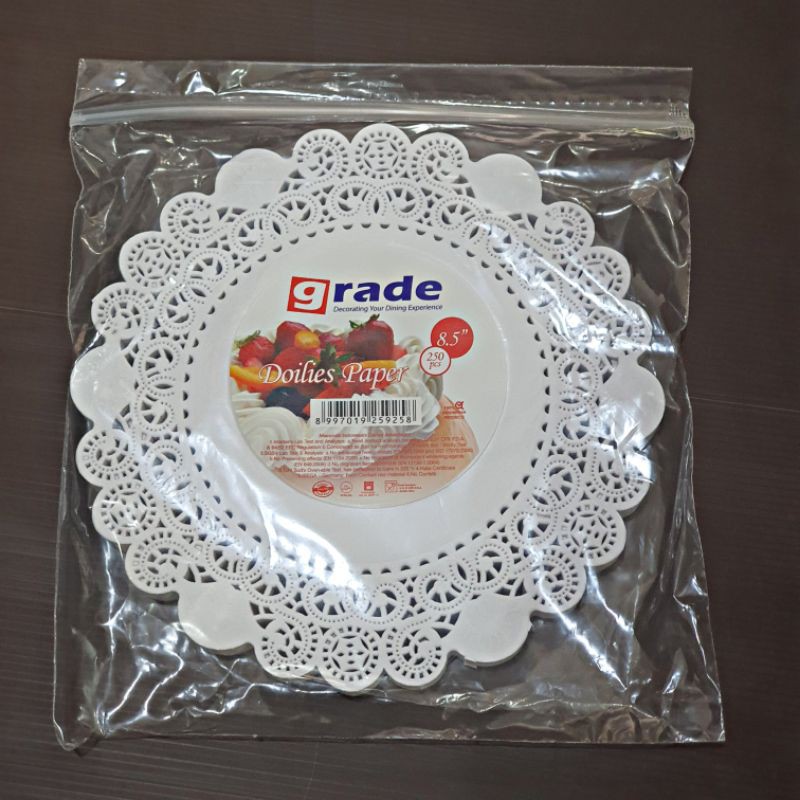 

Paper Doilies/Alas Kertas Renda 8,5" Round