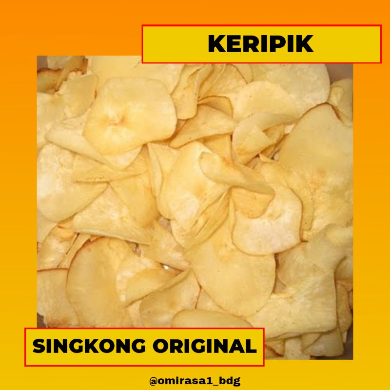 

Keripik Singkong Original oleh-oleh Bandung OMIRASA 1