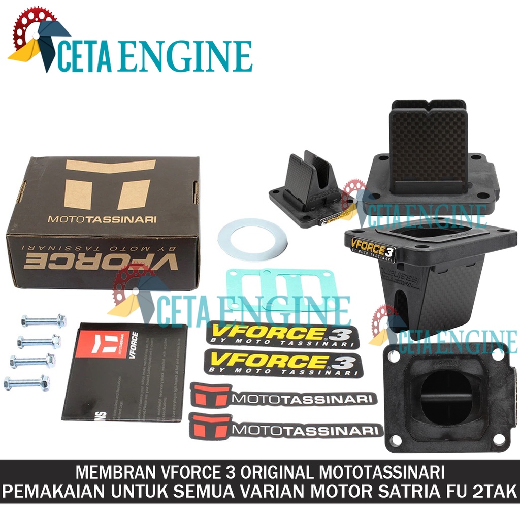 [ BISA COD ] RUMAH V FORCE 3 SATRIA FU 2 TAK ORIGINAL SERIES MEMBRAN CARBON SATRIA FU 2T 2 TAK DUA T