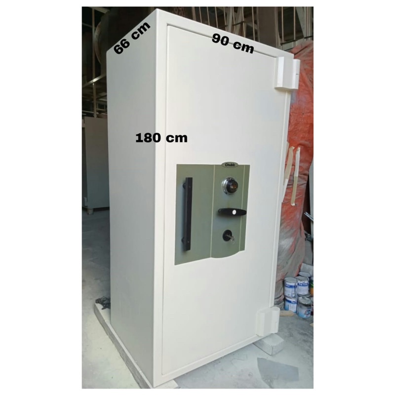 Brankas CHUBB Tinggi 180 cm Rekondisi Brangkas Tahan Api Safety Box