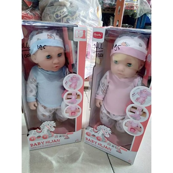 mainan boneka bisa nangis Susan doll bisa pipis mama papa ada pempes