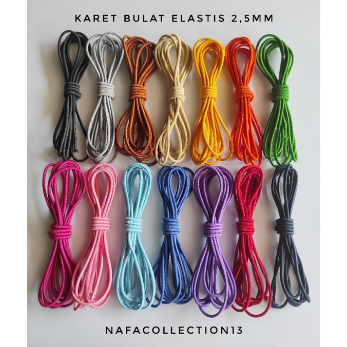 Tali karet elastis untuk strap mask /Tali masker