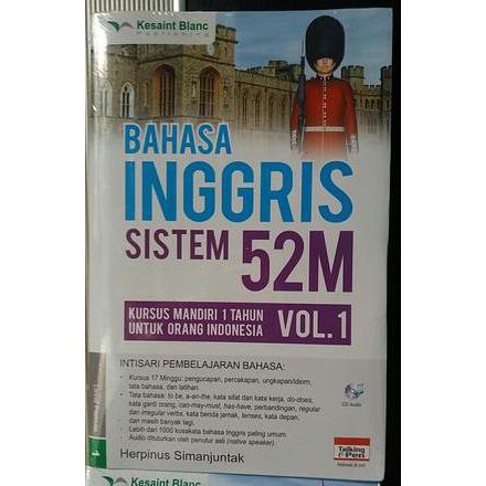 (TERLARIS) BAHASA INGGRIS SISTEM 52 M JILID 1 ( + CD AUDIO )
