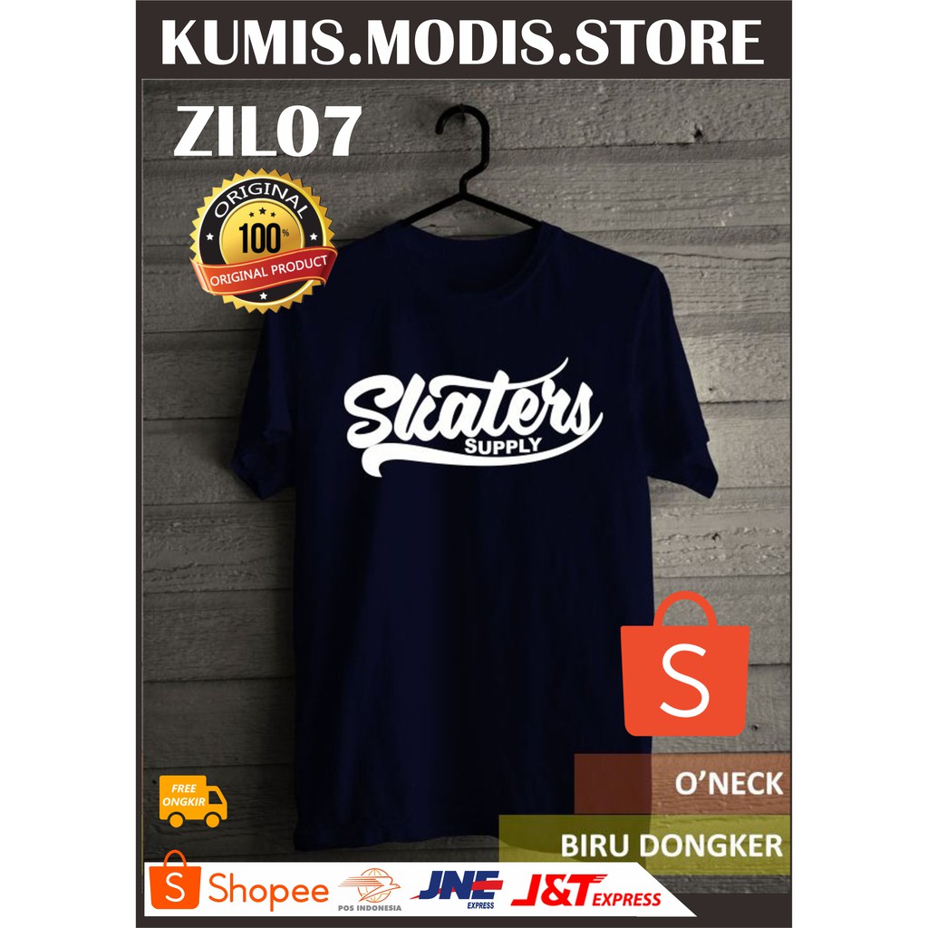 PROMO  Kaos Skaters -KAOS DISTRO PRIA MURAH - KAOS COWOK ORIGINAL - KAOS KASUAL SIMPEL - ZIL07