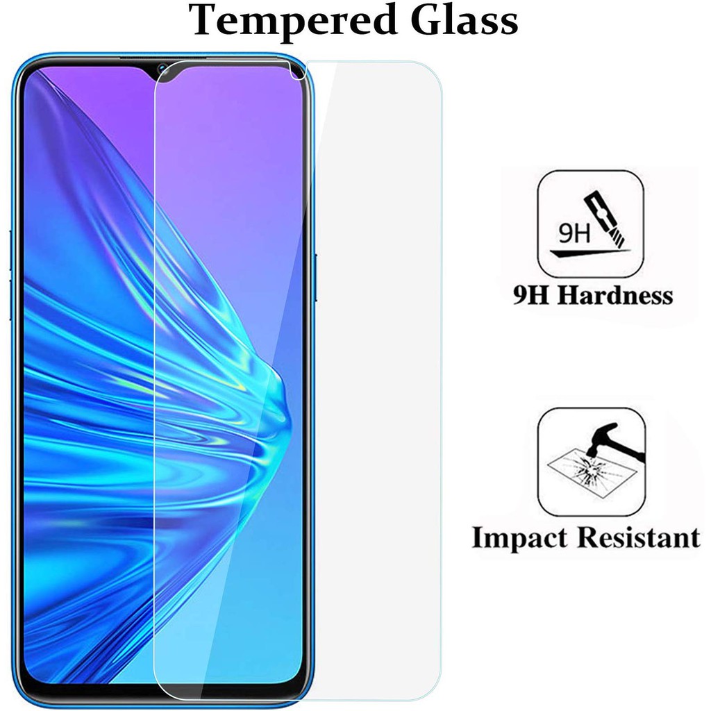 OPPO REALME 5  PREMIUM QUALITY TEMPERED GLASS RAKKI