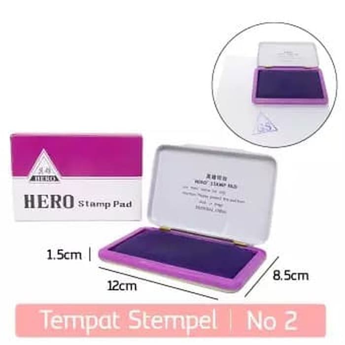 

Stamp Pad / Bak Stempel Hero Besar