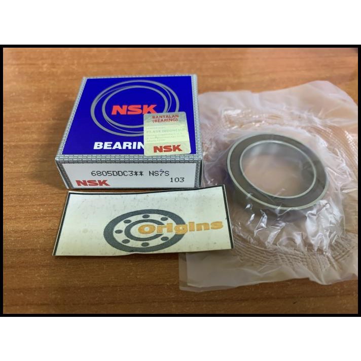Bearing Sepeda 6805 2Rs 6805 Ddu Nsk Original 25 X 37 X 7