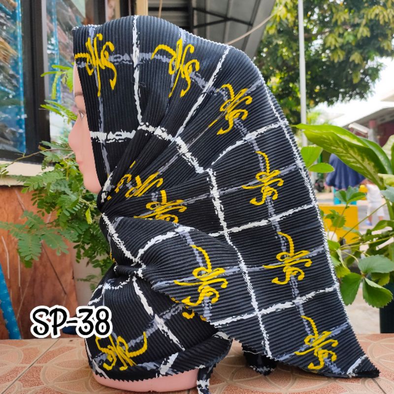SEGIEMPAT PLISKET MOTIF / JILBAB SEGIEMPAT PLISKET / SEGIEMPAT VOAL / SEGI EMPAT PLISKET / VOAL MOTIF / JILBAB PLISKET-Sp-38