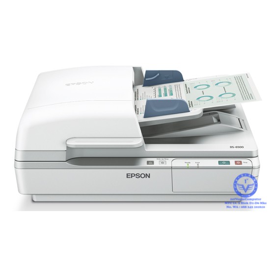 Scanner Epson WorkForce DS-6500/DS 6500 Flatbed with Duplex ADF / Ven5