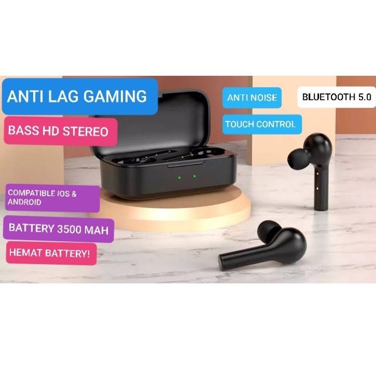 Earphone Wireless Headset Headphone Earphones Hedset Wireless Bluetooth Gaming Sport Iphone Android