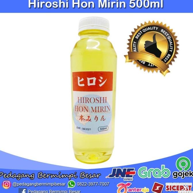 

Hiroshi Hon Mirin 500ml | Mirin | Bumbu Masak Manis Jepang