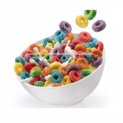 Kellogg's Froot Loops 160gr Makanan Sereal Rasa Buah Cereal Kellogs Kelog's Fruit Lops Sereal Instan Warna Warni Fruit Loop Cereal Fruit Rings Cereal Colorfull