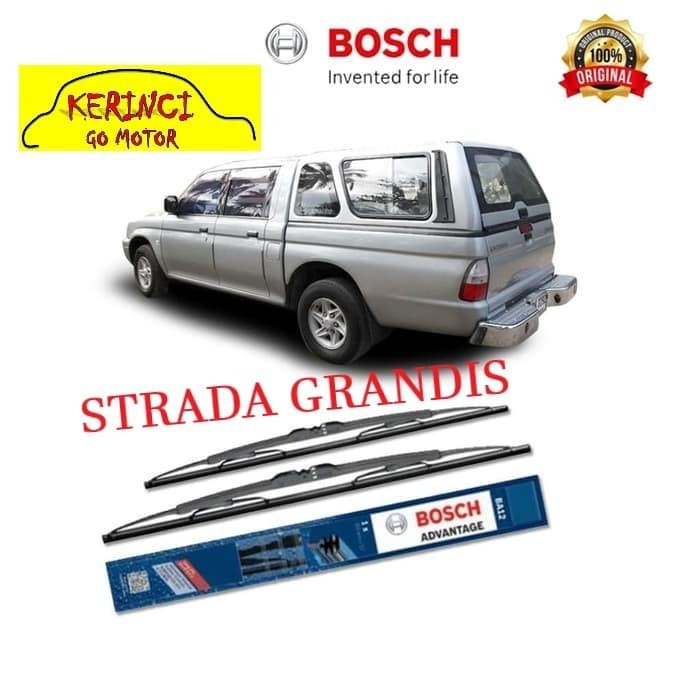 WIPER MITSUBISHI STRADA GRANDIS BOSCH ADVANTAGE 18&quot; &amp; 18&quot; SEPASANG