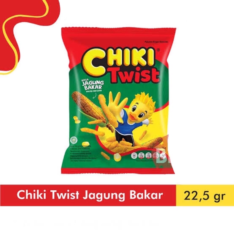 Chiki Twist Jagung Bakar 22,5 gr