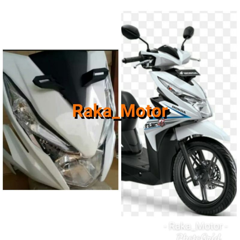 FULL SET COVER TAMENG DEPAN HONDA BEAT FI NEW ESP 2017-2019 WARNA PUTIH