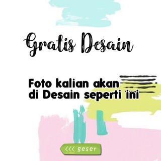 BANTAL bisa pake FOTO TULISAN  GRATIS DESAIN  Shopee 