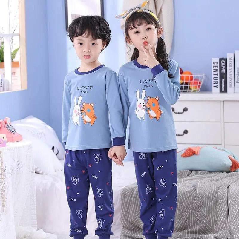 BAJU TIDUR ANAK ANAK UMUR 1-10 TAHUN SETELAN ANAK LAKI LAKI DAN PEREMPUAN