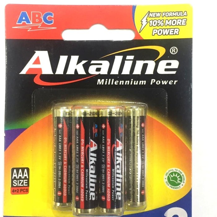 Baterai Alkaline AAA