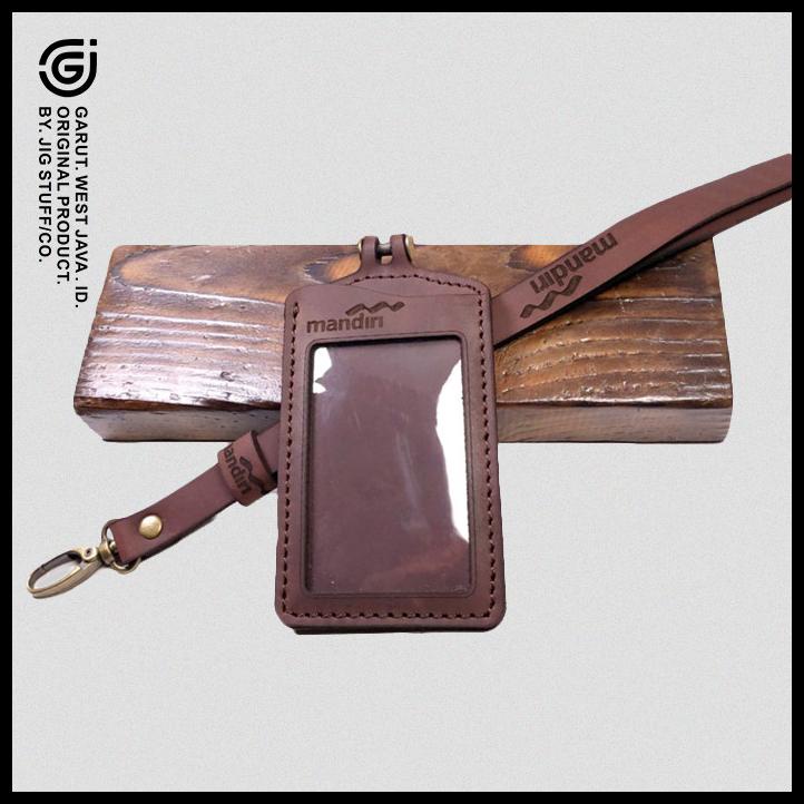 

BEST SELLER !!! ID CARD HOLDER & LANYARD/TALI KULIT | COSTUM NAMA & LOGO PERUSAHAAN TERLARIS