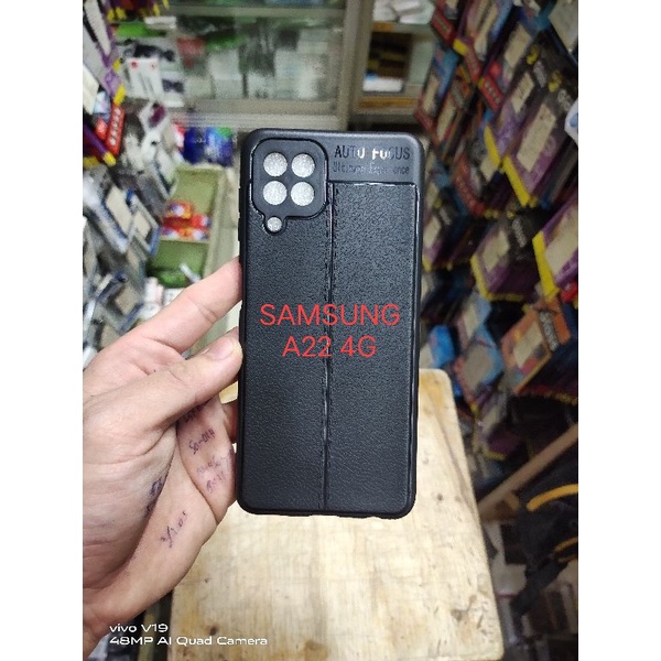 SAMSUNG A80 / A90 , A22 4G ,  A22 5G softcase silikon karet hitam mantul murah meriah